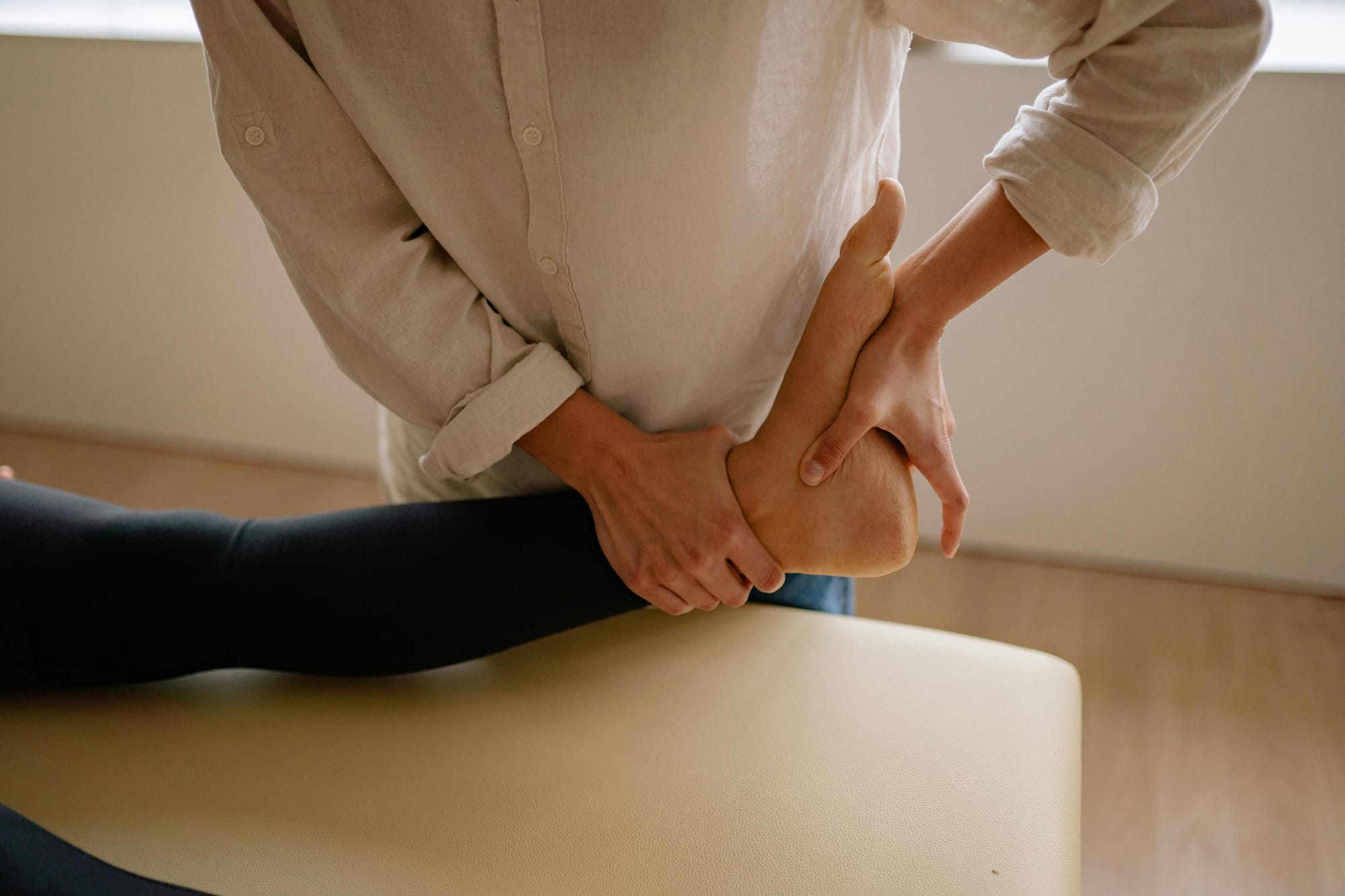 Réduction des symptômes de stress et d'anxiété avec la réflexologie